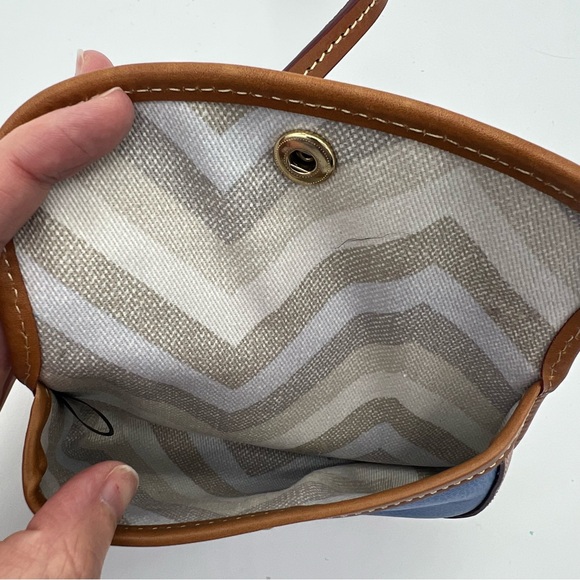 Dooney & Bourke Blue Leather Wristlet - Picture 4 of 5